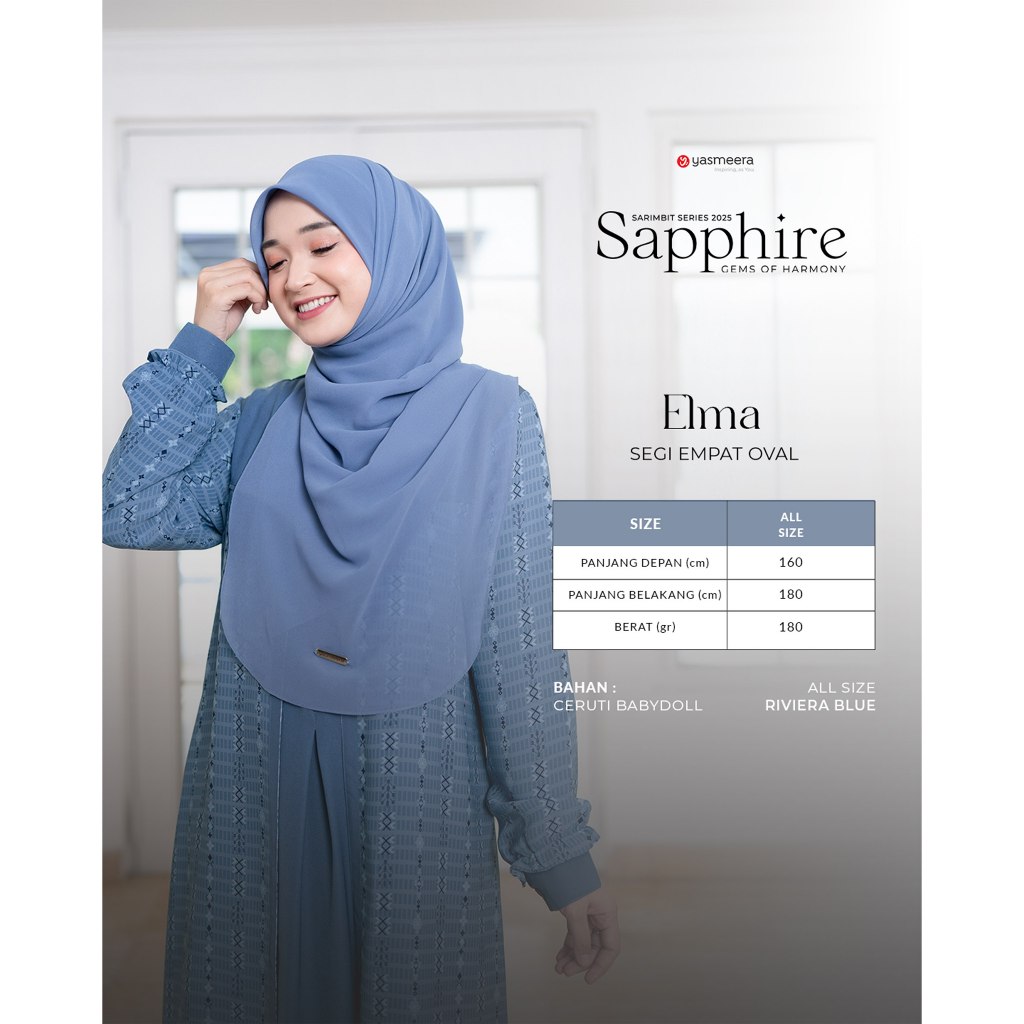 SARIMBIT 2025 SAPPHIRE SERIES WARNA DARK BLUE