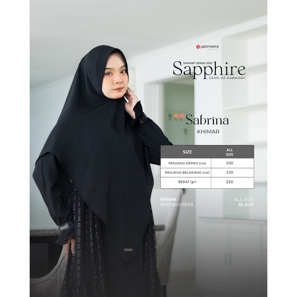 SARIMBIT 2025 SAPPHIRE SERIES WARNA BLACK