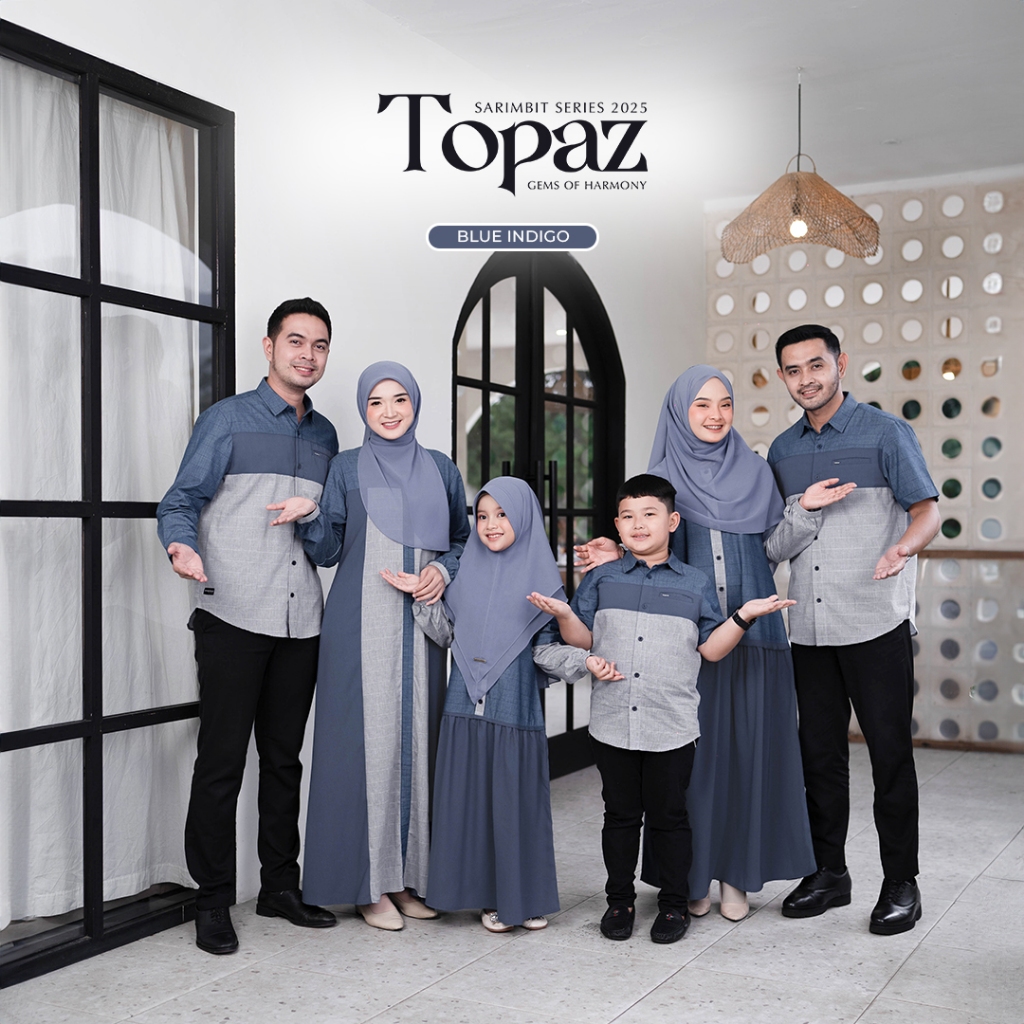 SARIMBIT 2025 TOPAZ SERIES WARNA BLUE INDIGO