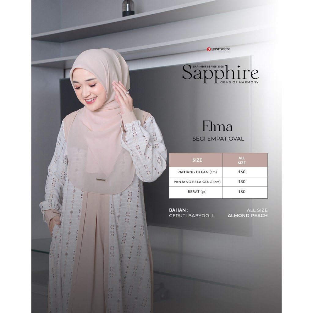 SARIMBIT 2025 SAPPHIRE SERIES WARNA OFF WHITE