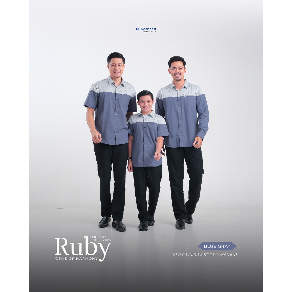 SARIMBIT 2025 RUBY SERIES WARNA BLUE GRAY