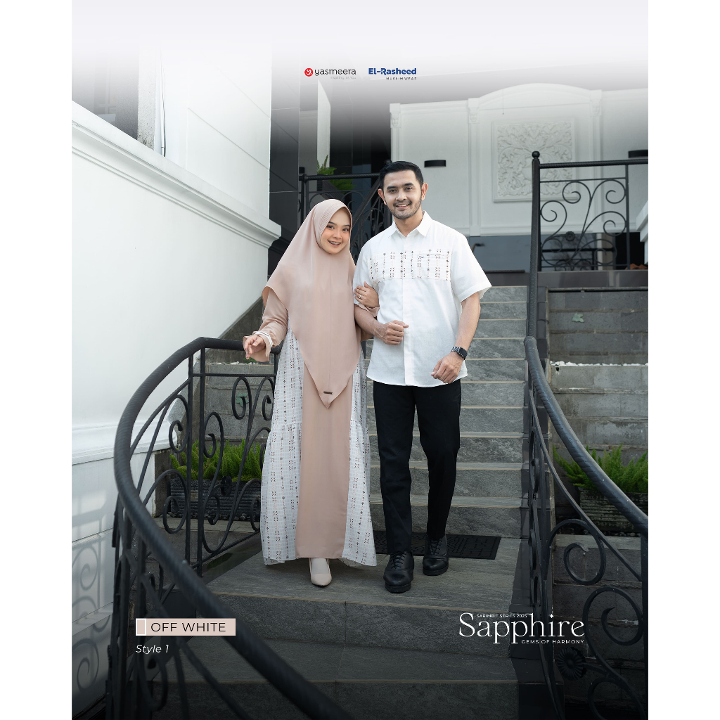 SARIMBIT 2025 SAPPHIRE SERIES WARNA OFF WHITE