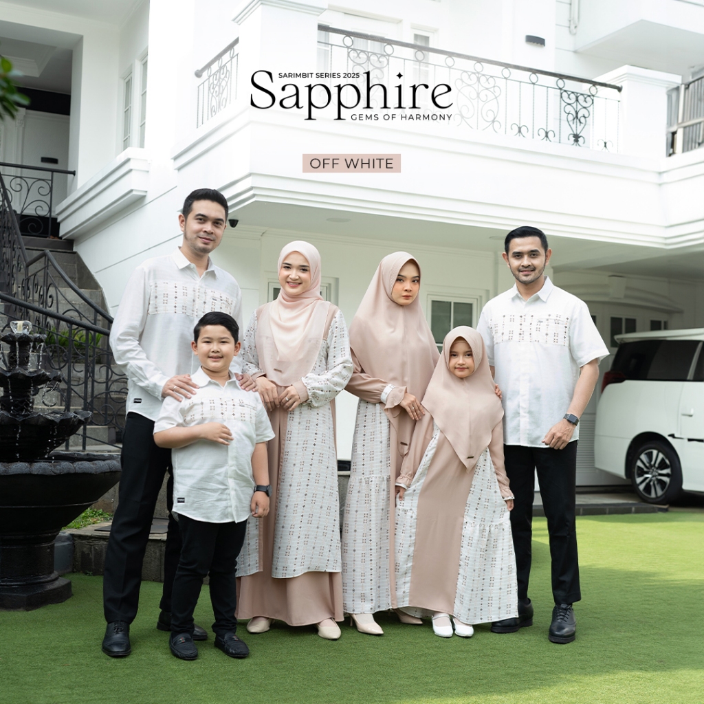 SARIMBIT 2025 SAPPHIRE SERIES WARNA OFF WHITE