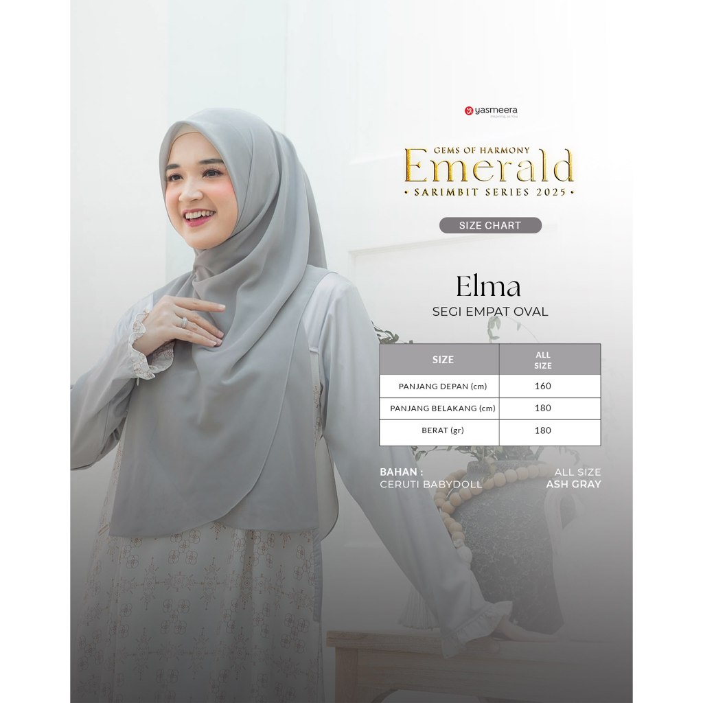 SARIMBIT 2025 EMERALD SERIES WARNA OFF WHITE
