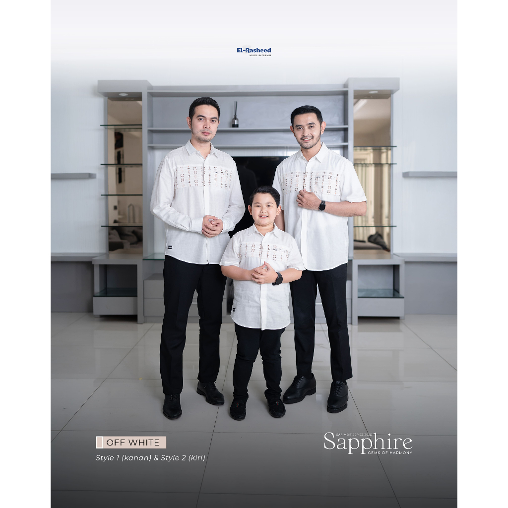 SARIMBIT 2025 SAPPHIRE SERIES WARNA OFF WHITE