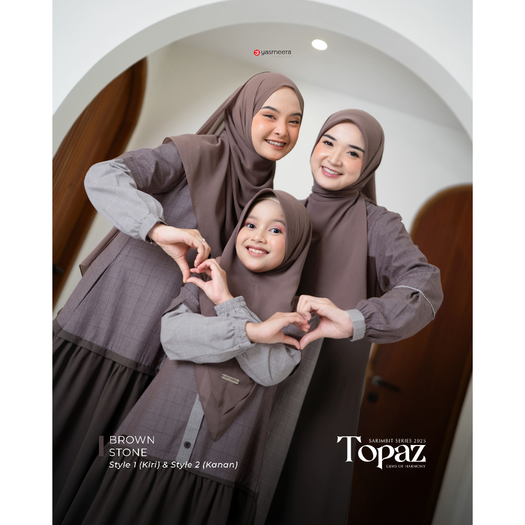SARIMBIT 2025 TOPAZ SERIES WARNA BROWN STONE