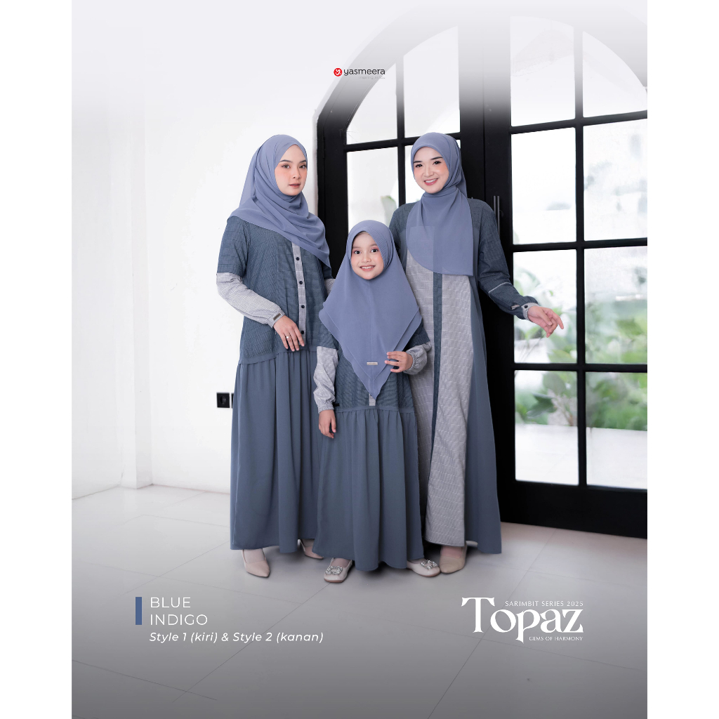 SARIMBIT 2025 TOPAZ SERIES WARNA BLUE INDIGO