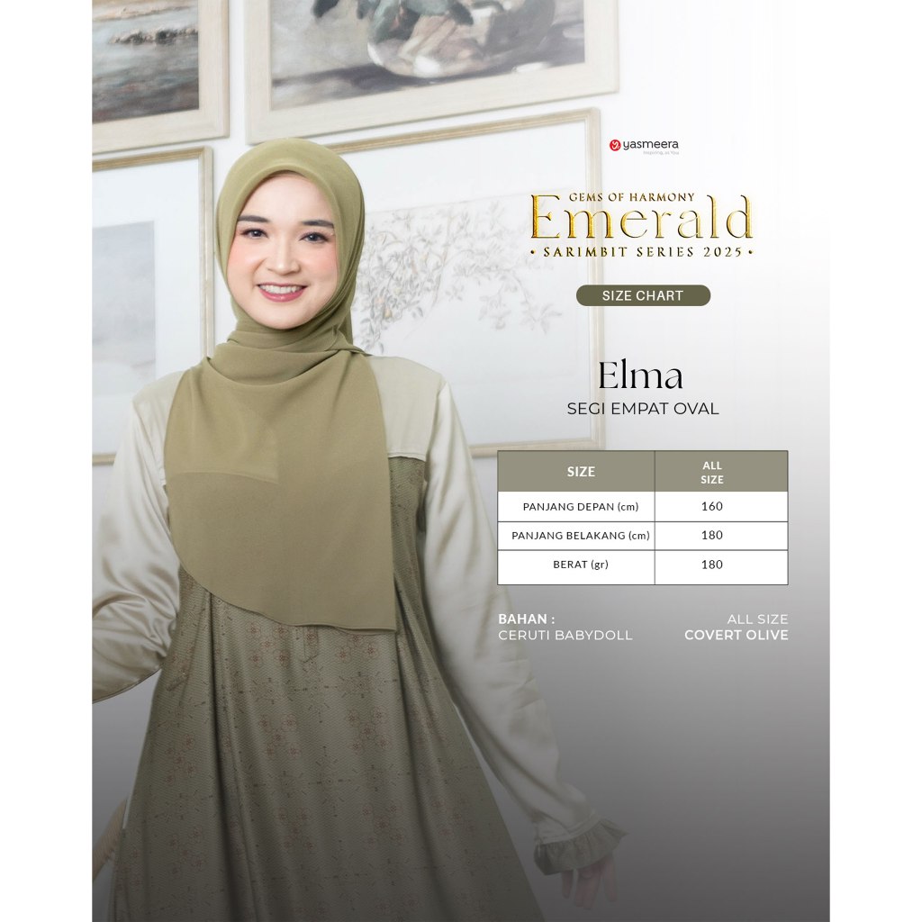 SARIMBIT 2025 EMERALD SERIES WARNA COVERT OLIVE