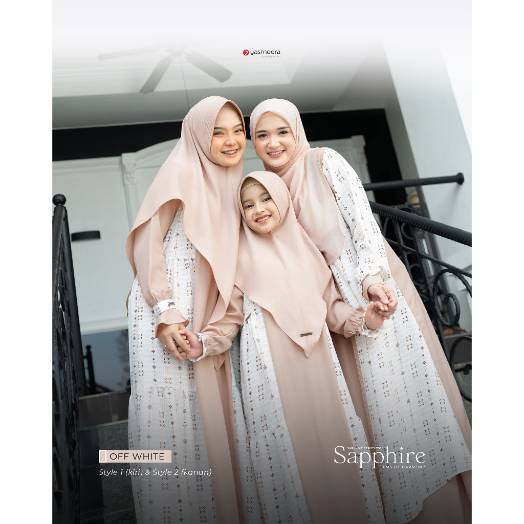 SARIMBIT 2025 SAPPHIRE SERIES WARNA OFF WHITE