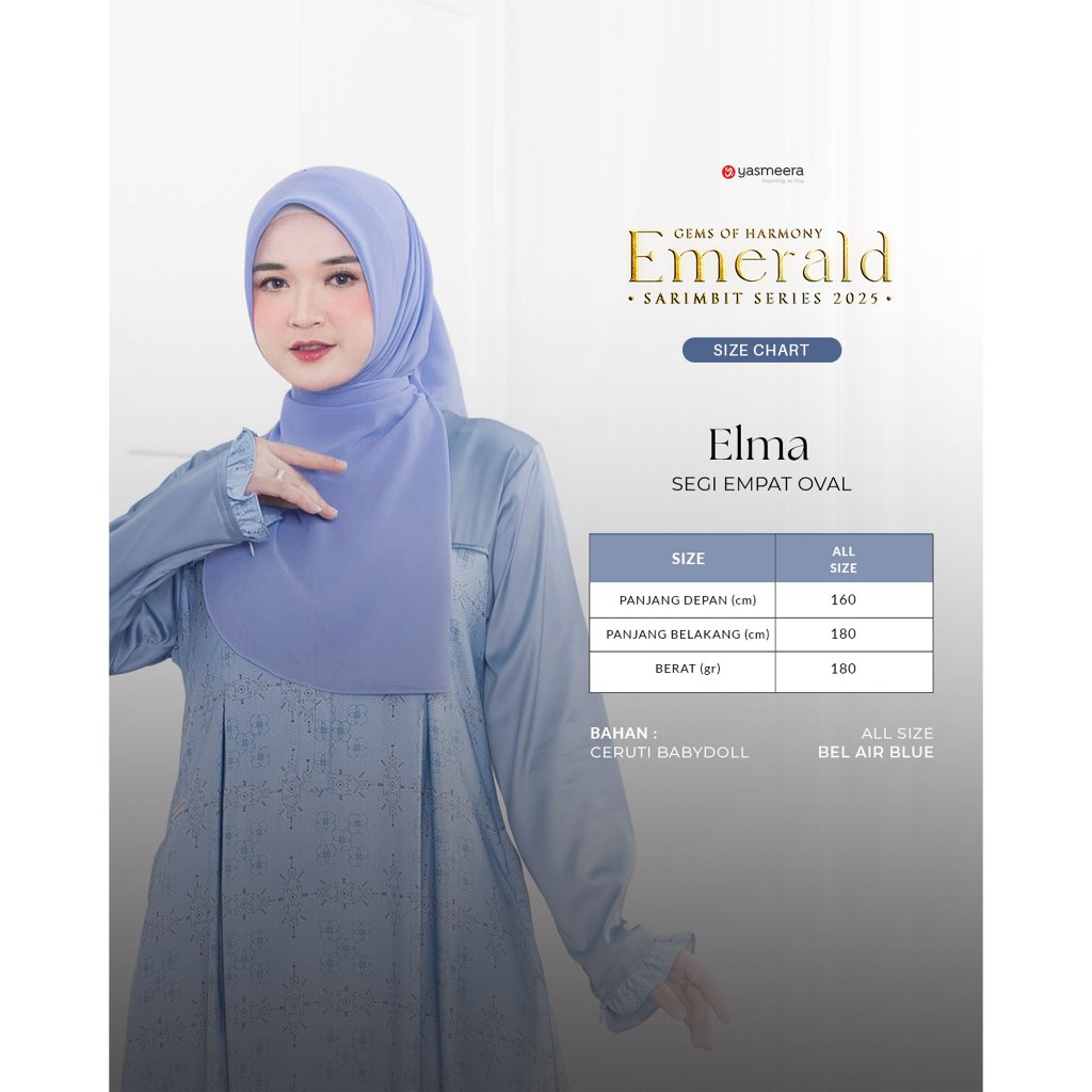 SARIMBIT 2025 EMERALD SERIES WARNA FOREVER BLUE