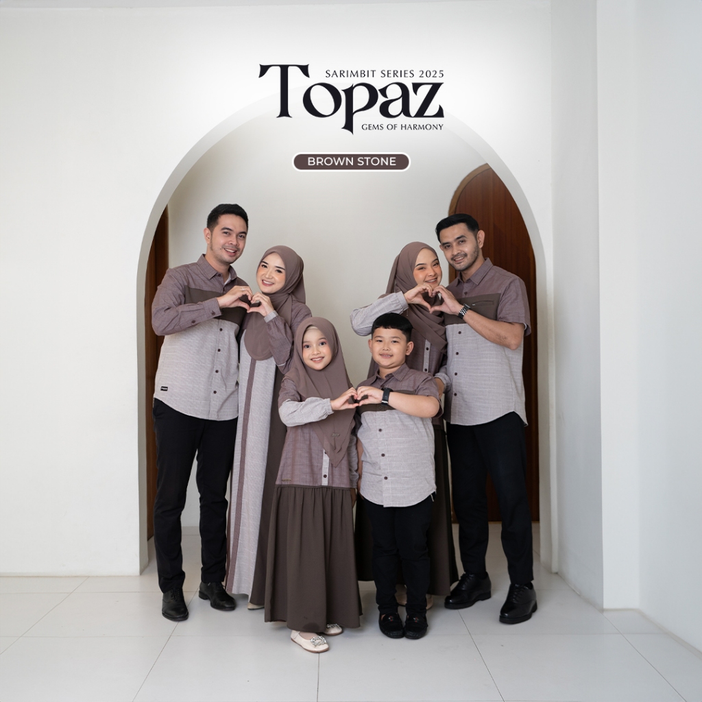 SARIMBIT 2025 TOPAZ SERIES WARNA BROWN STONE