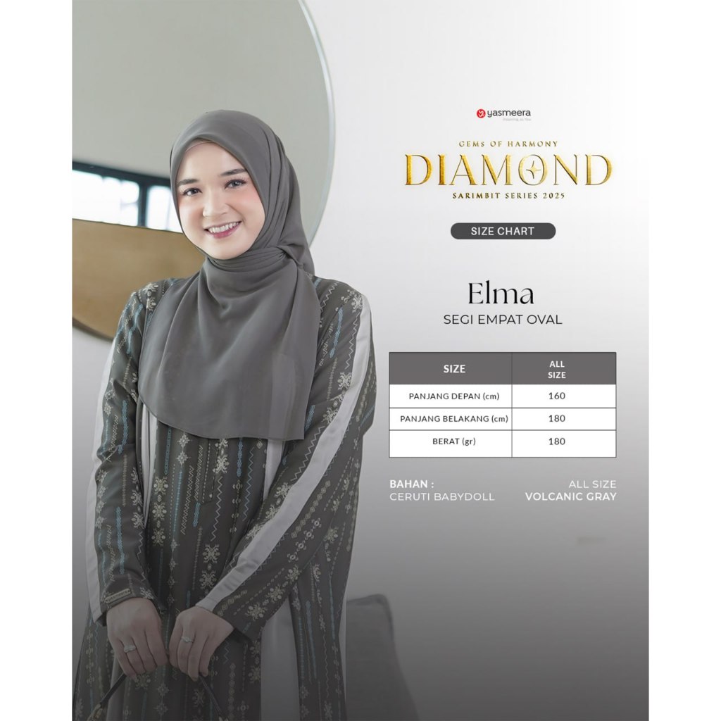 SARIMBIT 2025 DIAMOND SERIES WARNA DARK GRAY