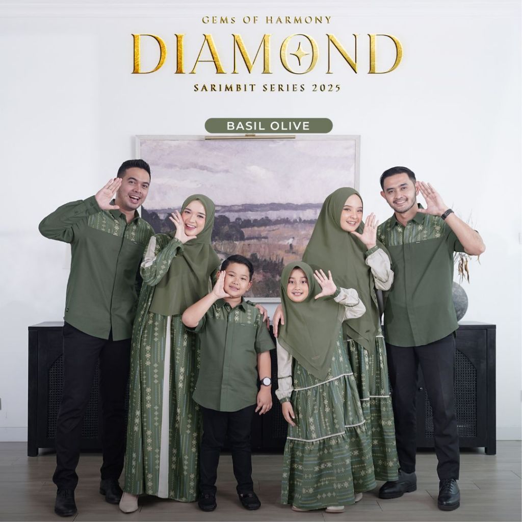 SARIMBIT 2025 DIAMOND SERIES WARNA BASIL OLIVE