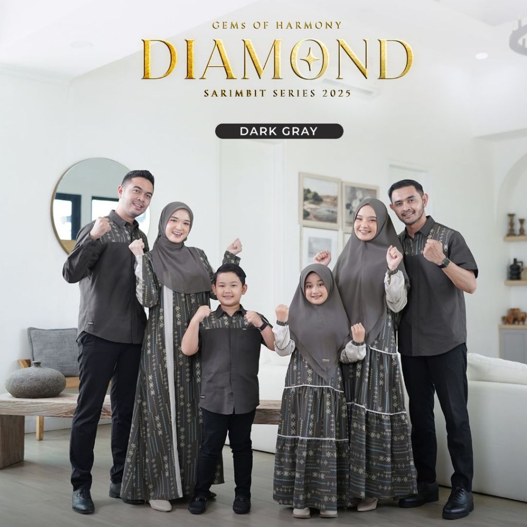 SARIMBIT 2025 DIAMOND SERIES WARNA DARK GRAY