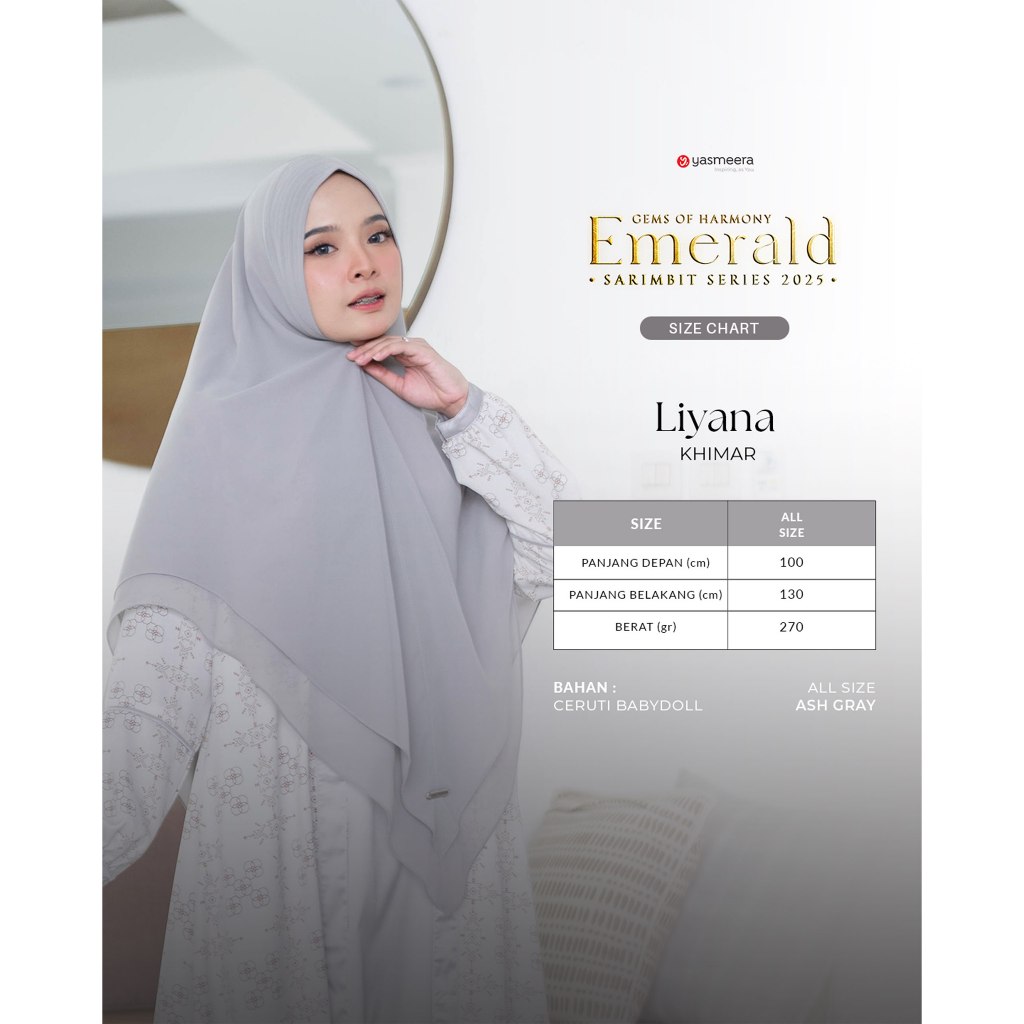 SARIMBIT 2025 EMERALD SERIES WARNA OFF WHITE