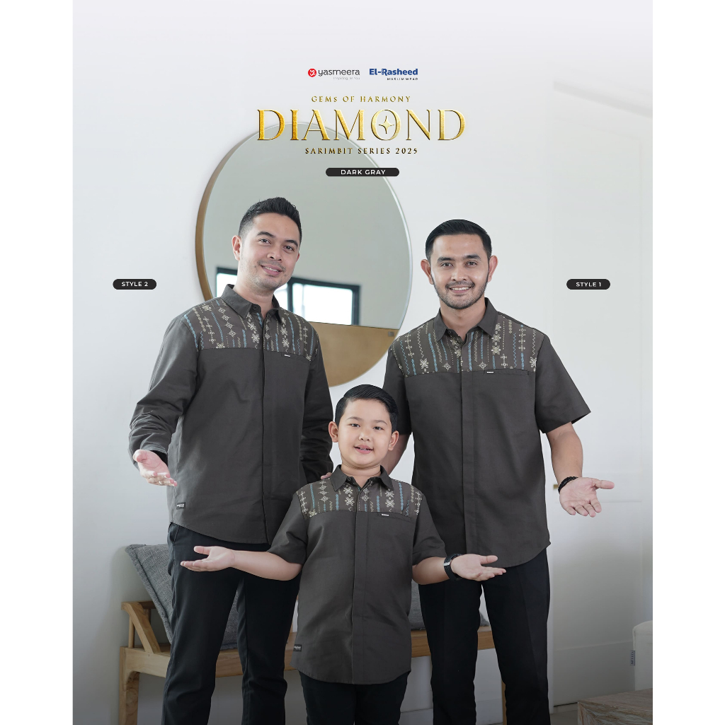 SARIMBIT 2025 DIAMOND SERIES WARNA DARK GRAY