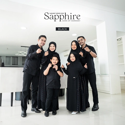 Image of SARIMBIT 2025 SAPPHIRE SERIES WARNA BLACK
