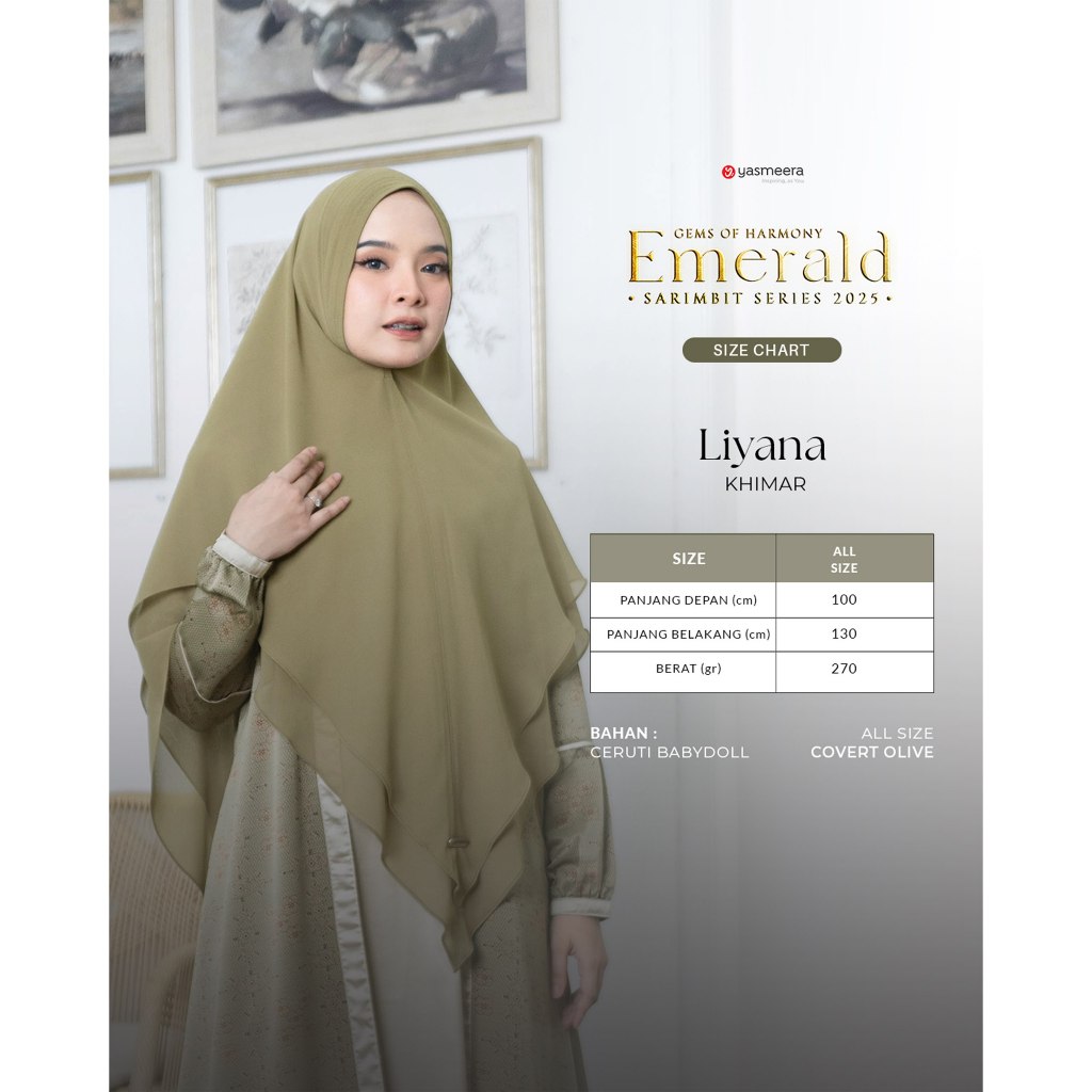 SARIMBIT 2025 EMERALD SERIES WARNA COVERT OLIVE