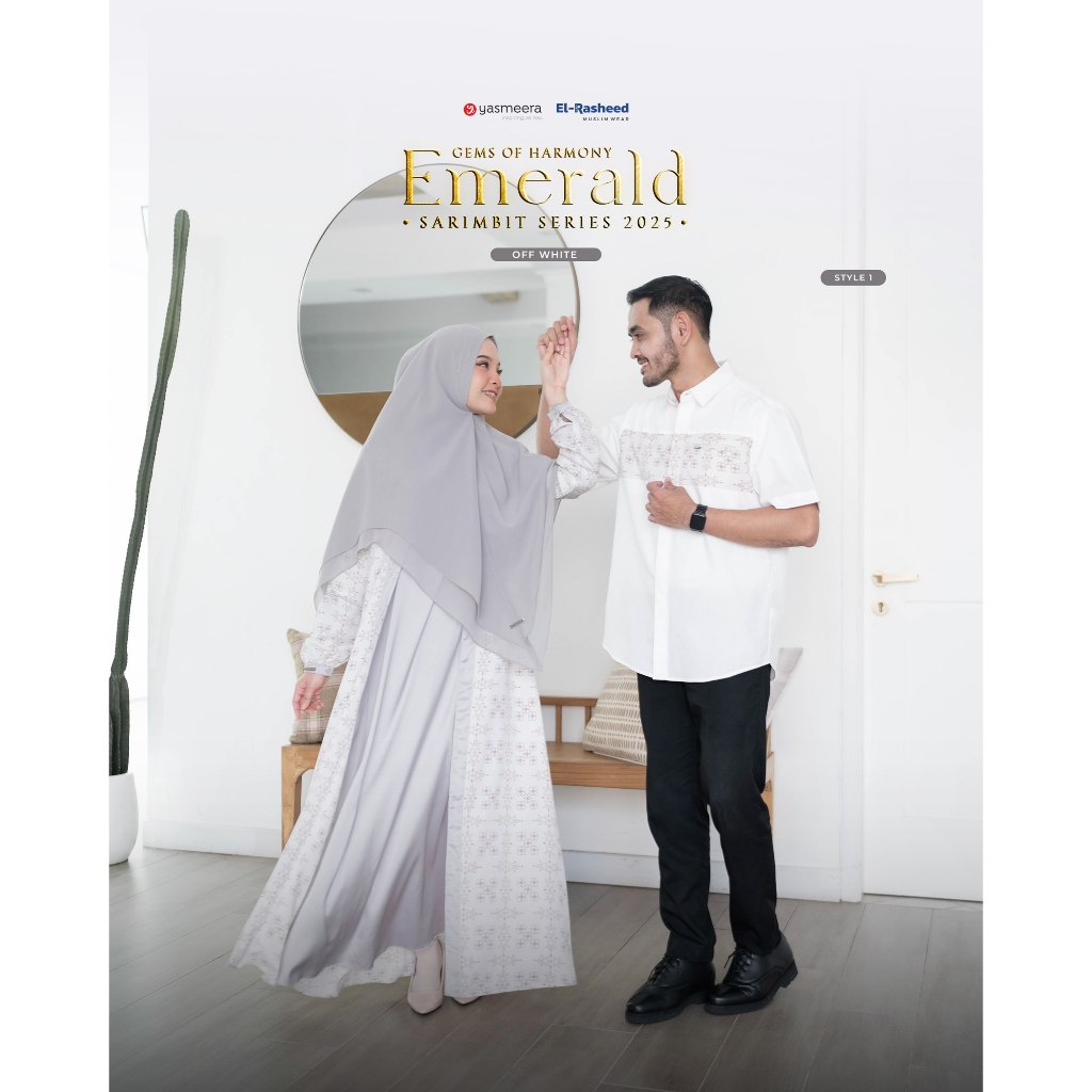 SARIMBIT 2025 EMERALD SERIES WARNA OFF WHITE