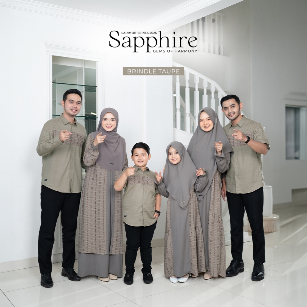 SARIMBIT 2025 SAPPHIRE SERIES WARNA BRINDLE TAUPE