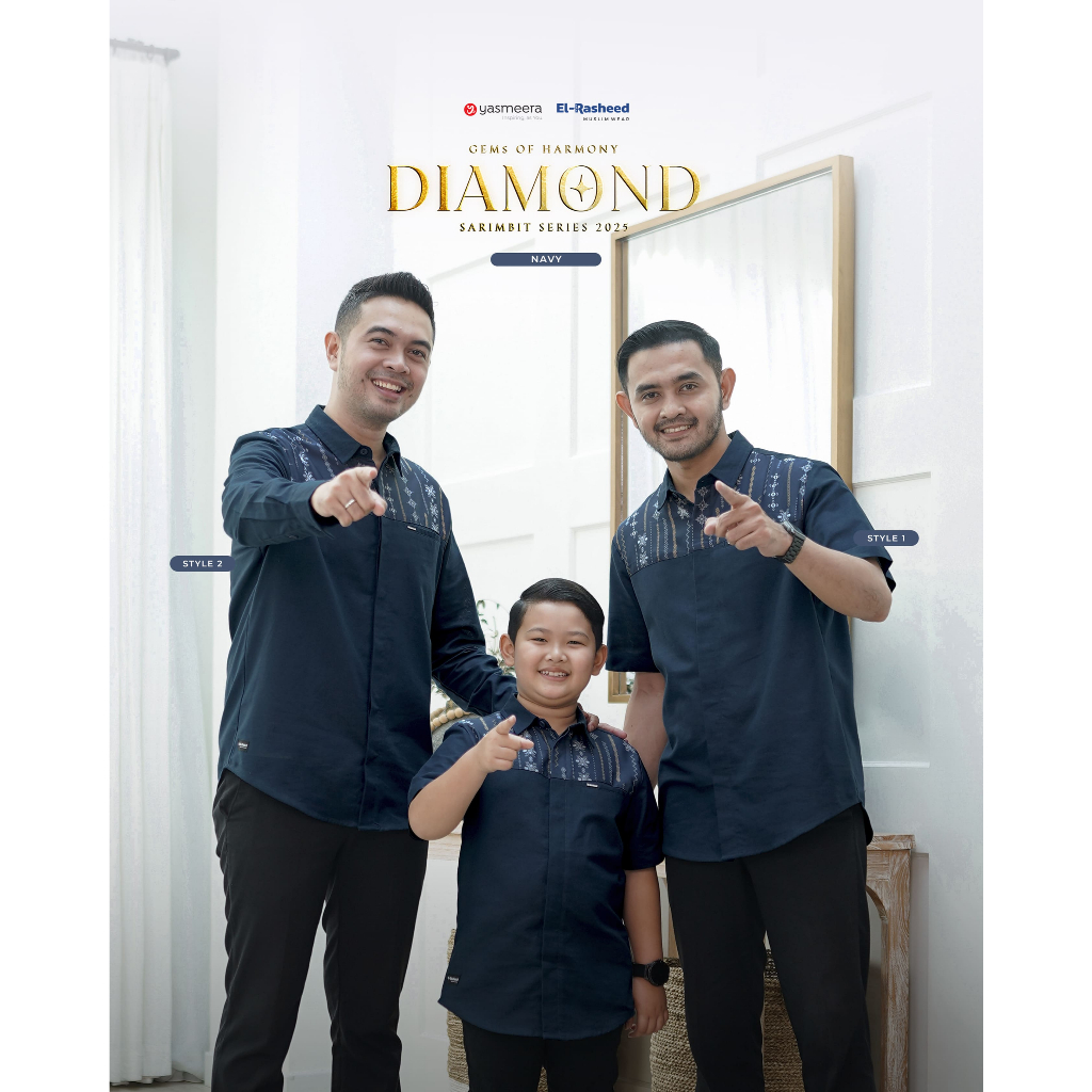 SARIMBIT 2025 DIAMOND SERIES WARNA NAVY