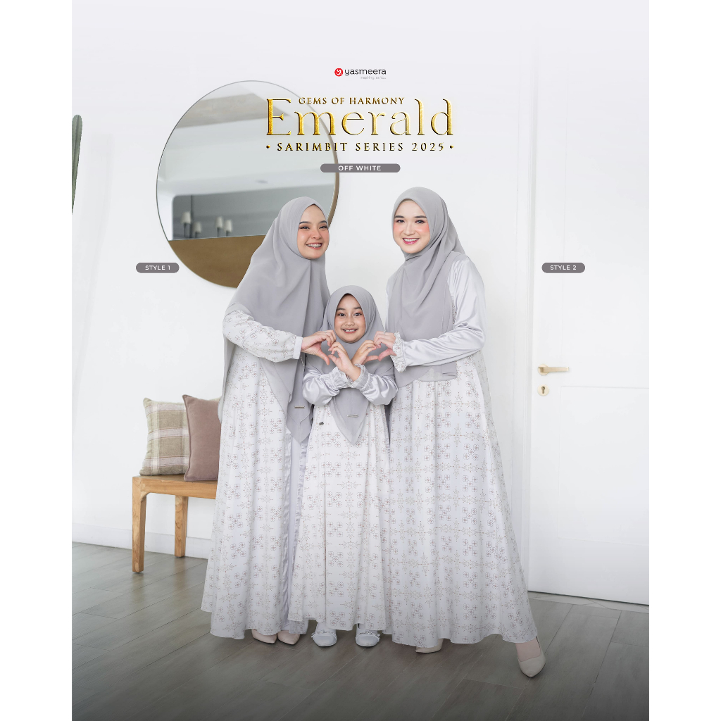 SARIMBIT 2025 EMERALD SERIES WARNA OFF WHITE