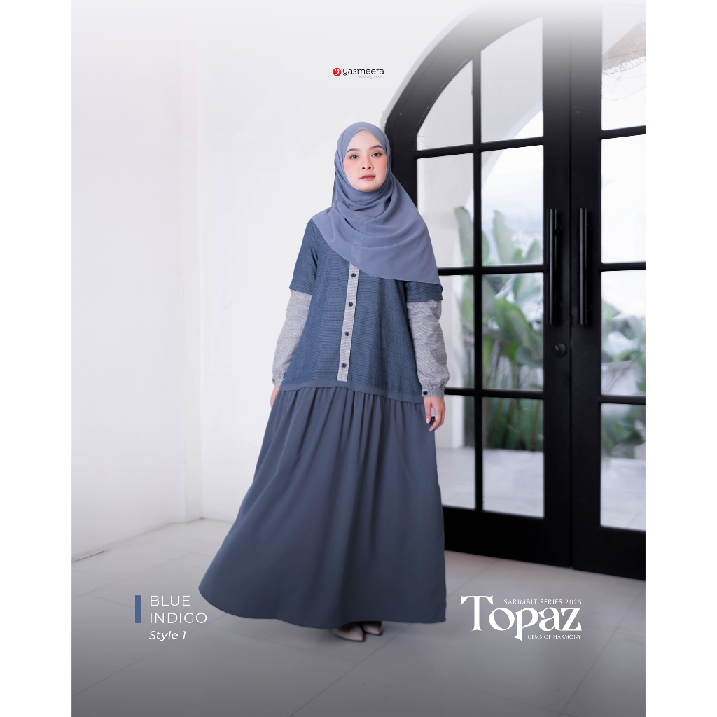 SARIMBIT 2025 TOPAZ SERIES WARNA BLUE INDIGO