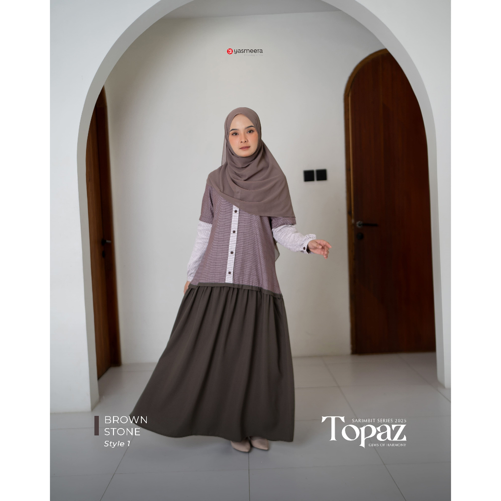 SARIMBIT 2025 TOPAZ SERIES WARNA BROWN STONE