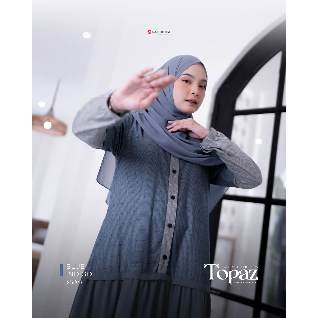 SARIMBIT 2025 TOPAZ SERIES WARNA BLUE INDIGO