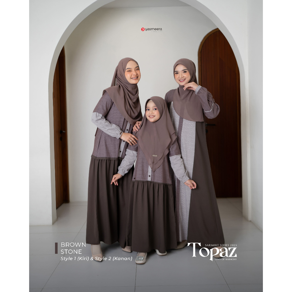 SARIMBIT 2025 TOPAZ SERIES WARNA BROWN STONE