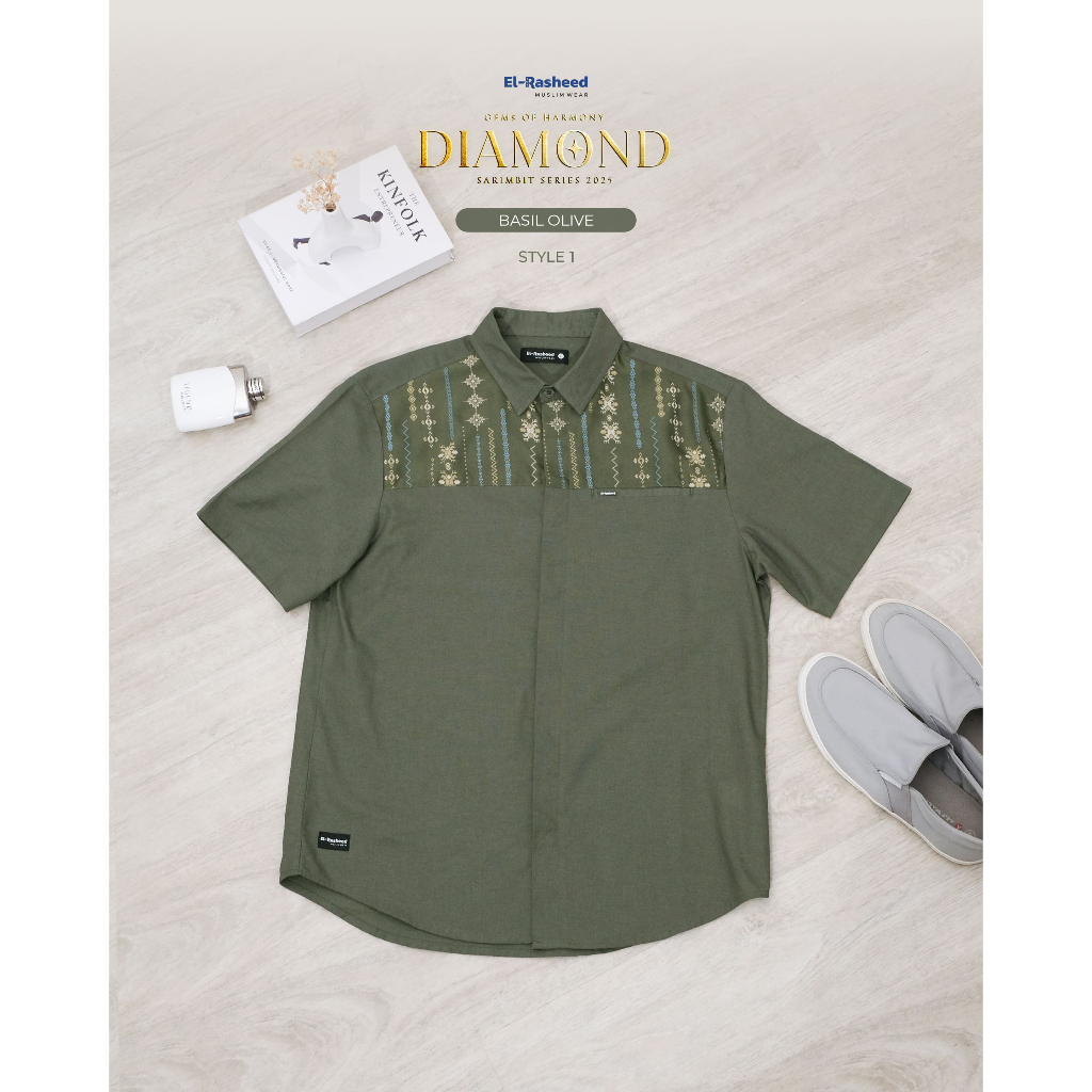 SARIMBIT 2025 DIAMOND SERIES WARNA BASIL OLIVE