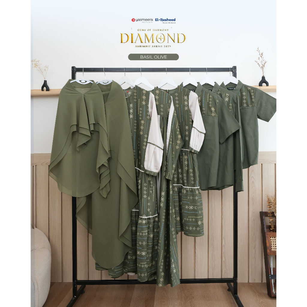 SARIMBIT 2025 DIAMOND SERIES WARNA BASIL OLIVE