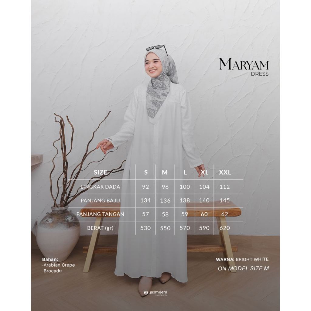 COUPLE SERIES GAMIS DAN KOKO HAJI UMROH HITAM PUTIH