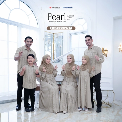 Image of SARIMBIT 2025 PEARL SERIES WARNA PURE CHASMERE