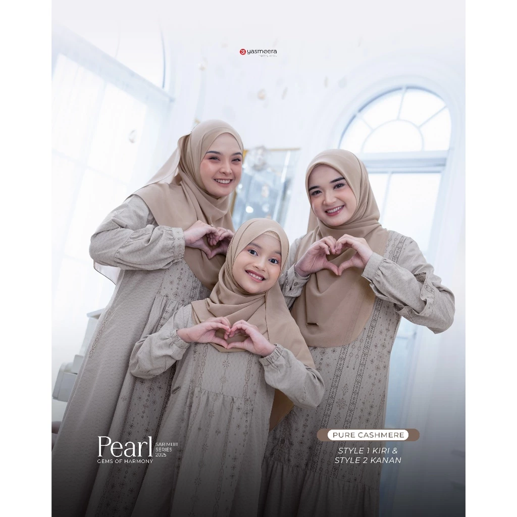 SARIMBIT 2025 PEARL SERIES WARNA PURE CHASMERE