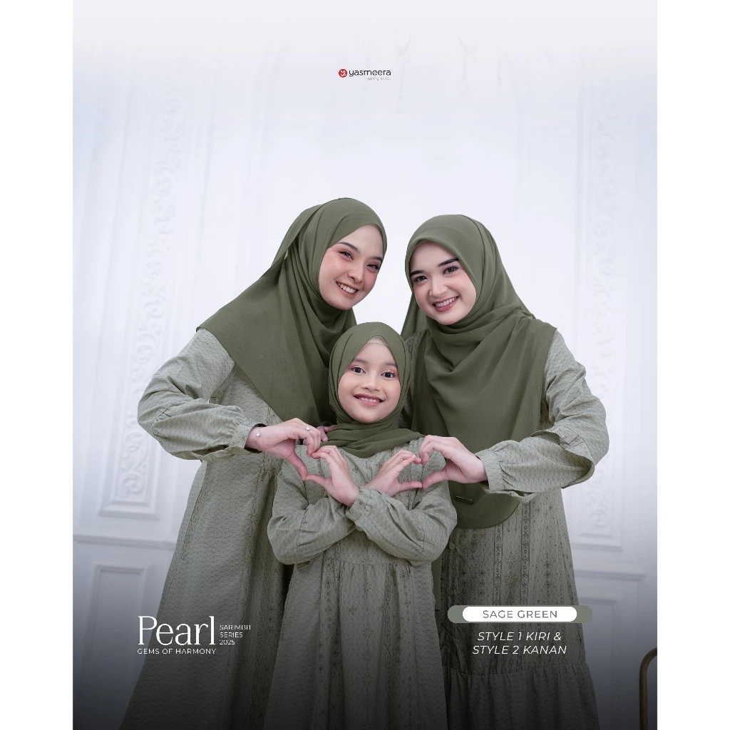 SARIMBIT 2025 PEARL SERIES WARNA SAGE GREEN