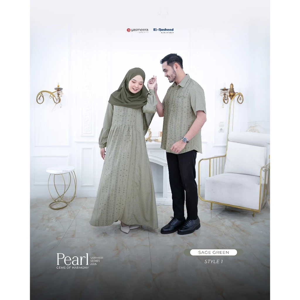 SARIMBIT 2025 PEARL SERIES WARNA SAGE GREEN