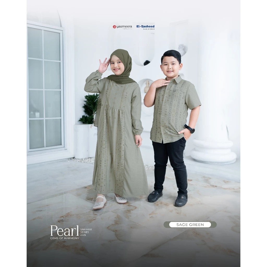 SARIMBIT 2025 PEARL SERIES WARNA SAGE GREEN
