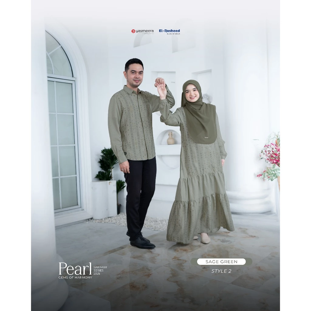 SARIMBIT 2025 PEARL SERIES WARNA SAGE GREEN