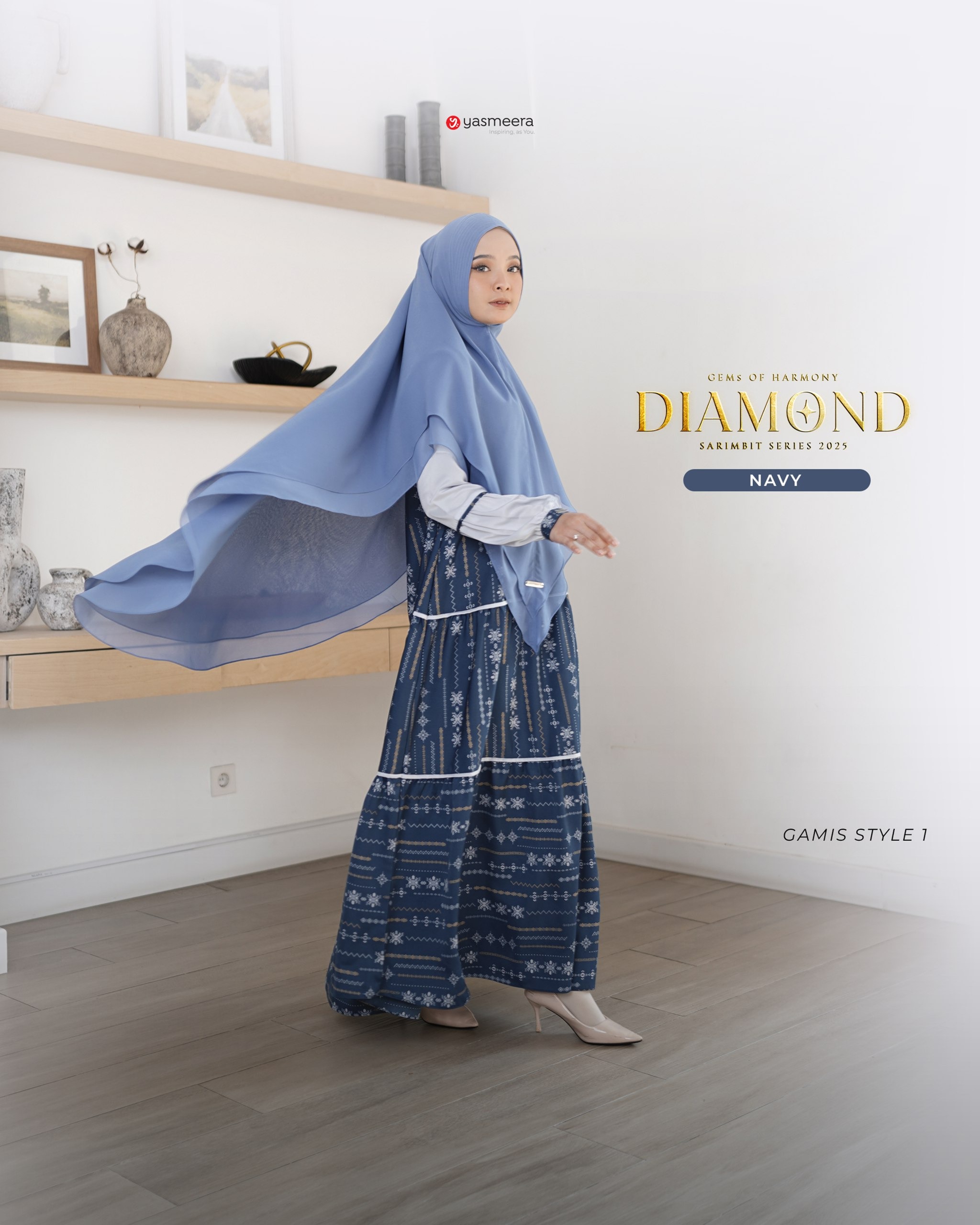GAMIS DIAMOND DEWASA STYLE 1 GRADE B