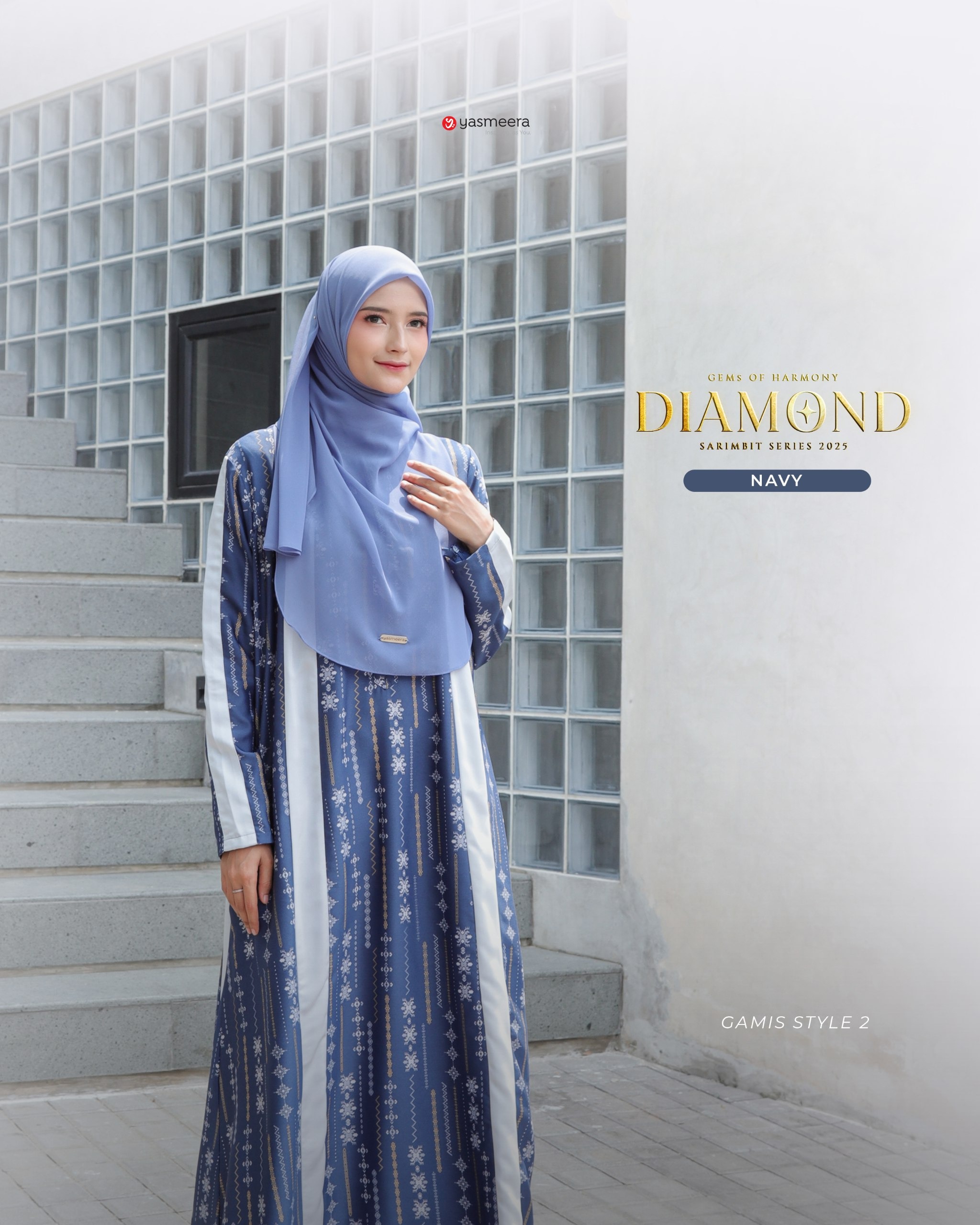 GAMIS DIAMOND DEWASA STYLE 2 GRADE B