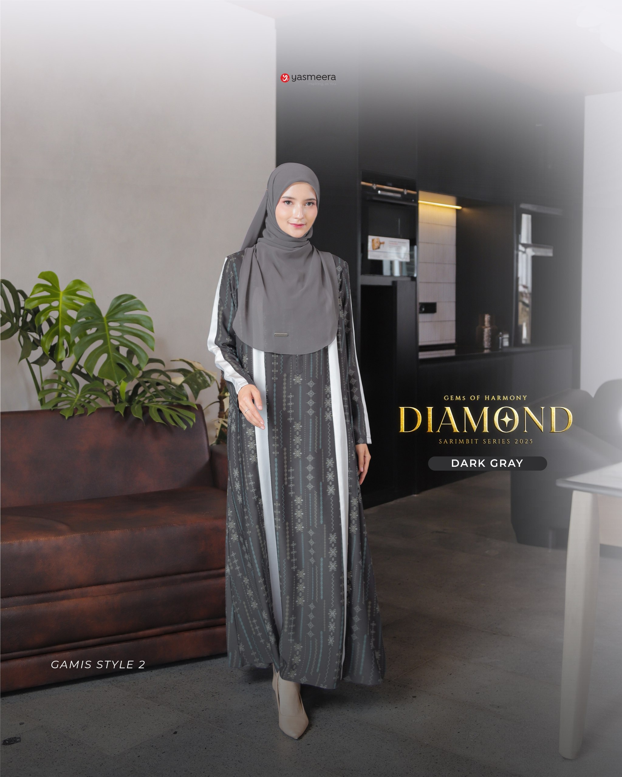 GAMIS DIAMOND DEWASA STYLE 2 GRADE B