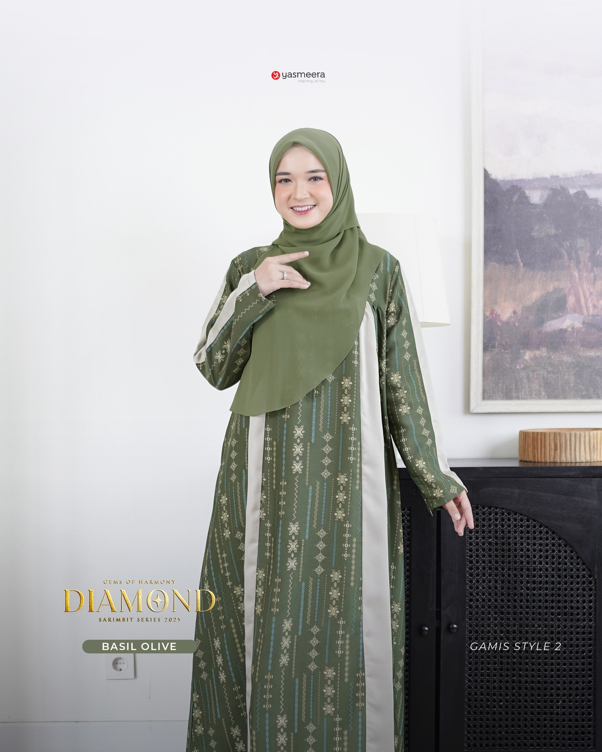 GAMIS DIAMOND DEWASA STYLE 2 GRADE B