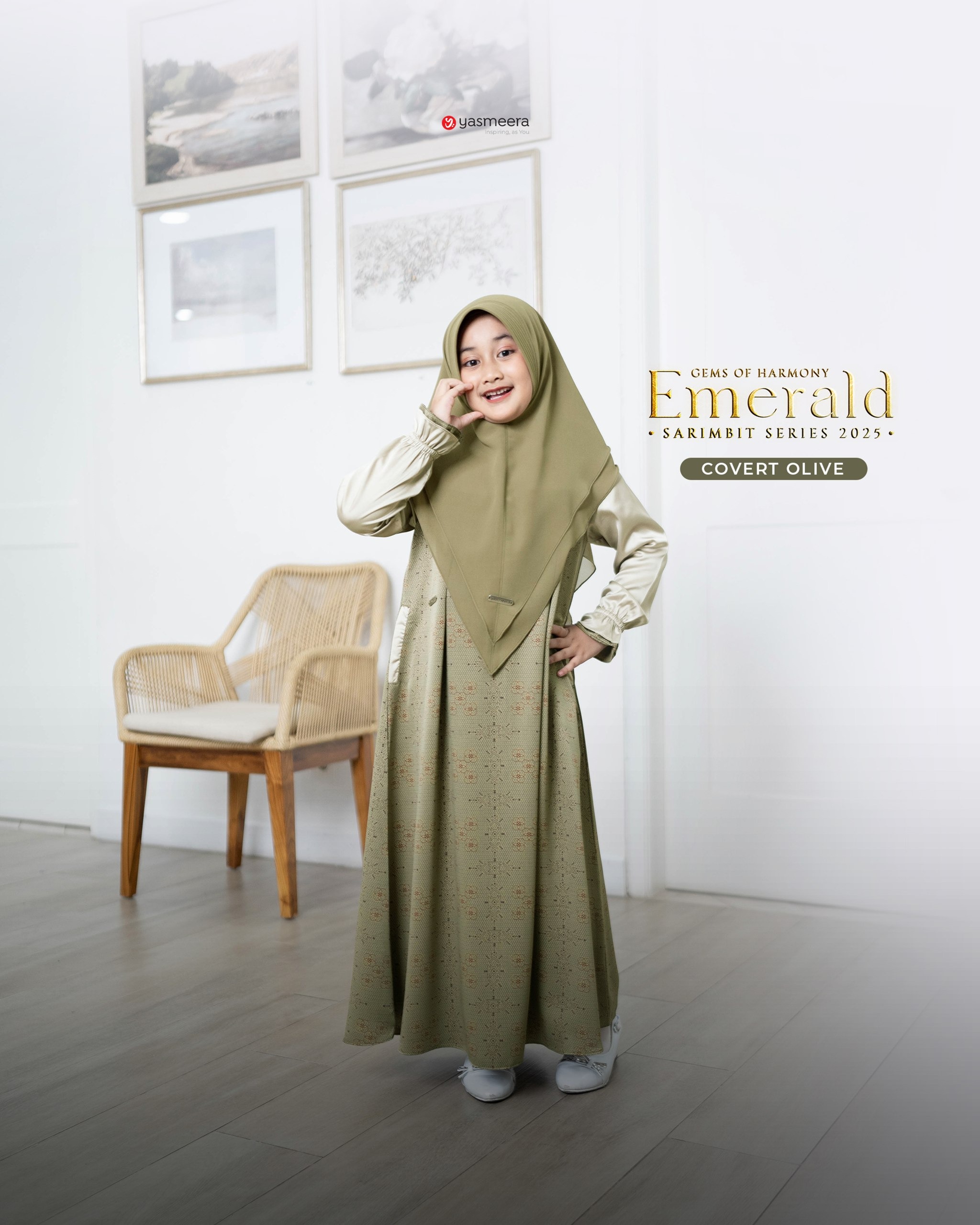 EMERALD DRESS KIDS GRADE B