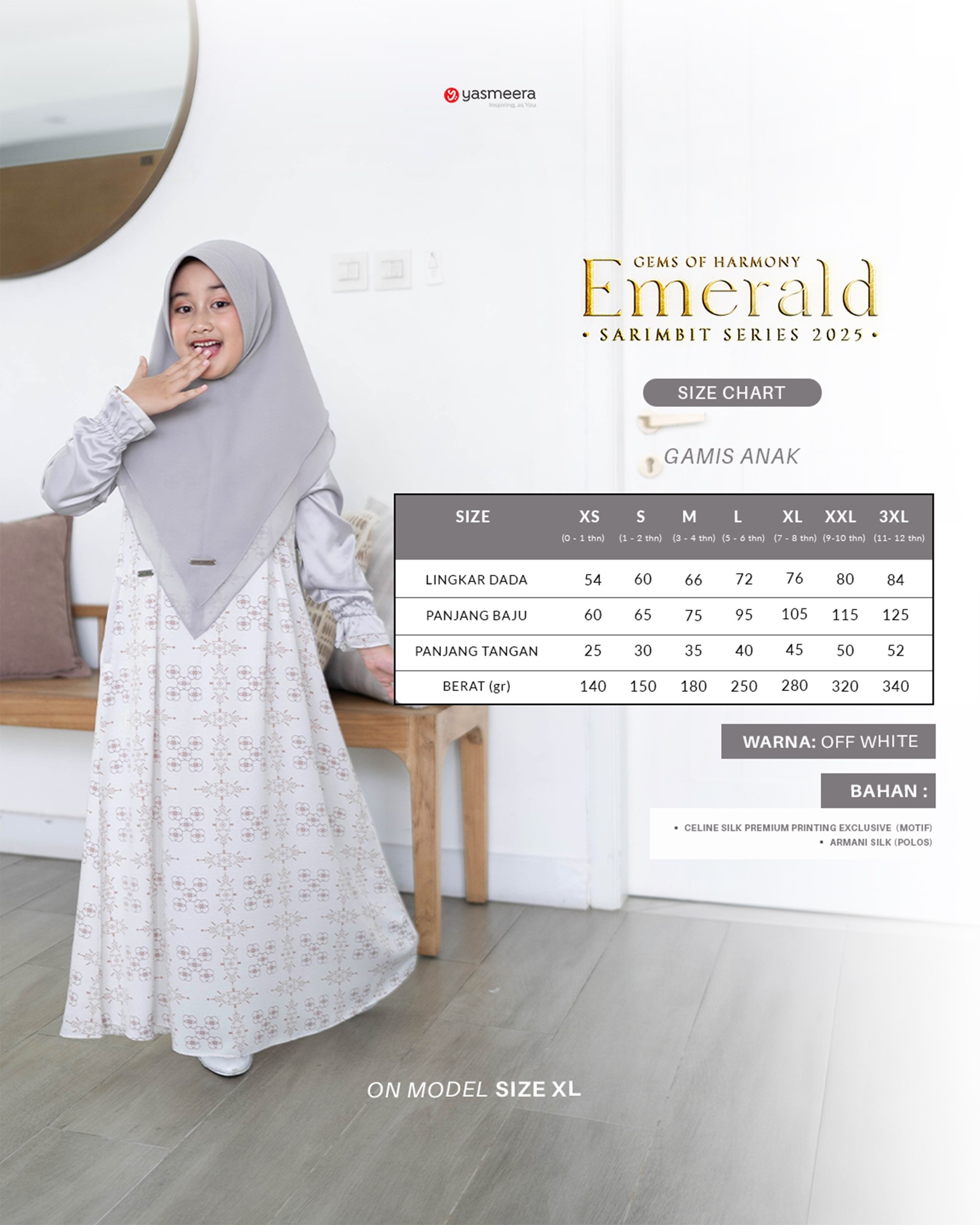 EMERALD DRESS KIDS GRADE B