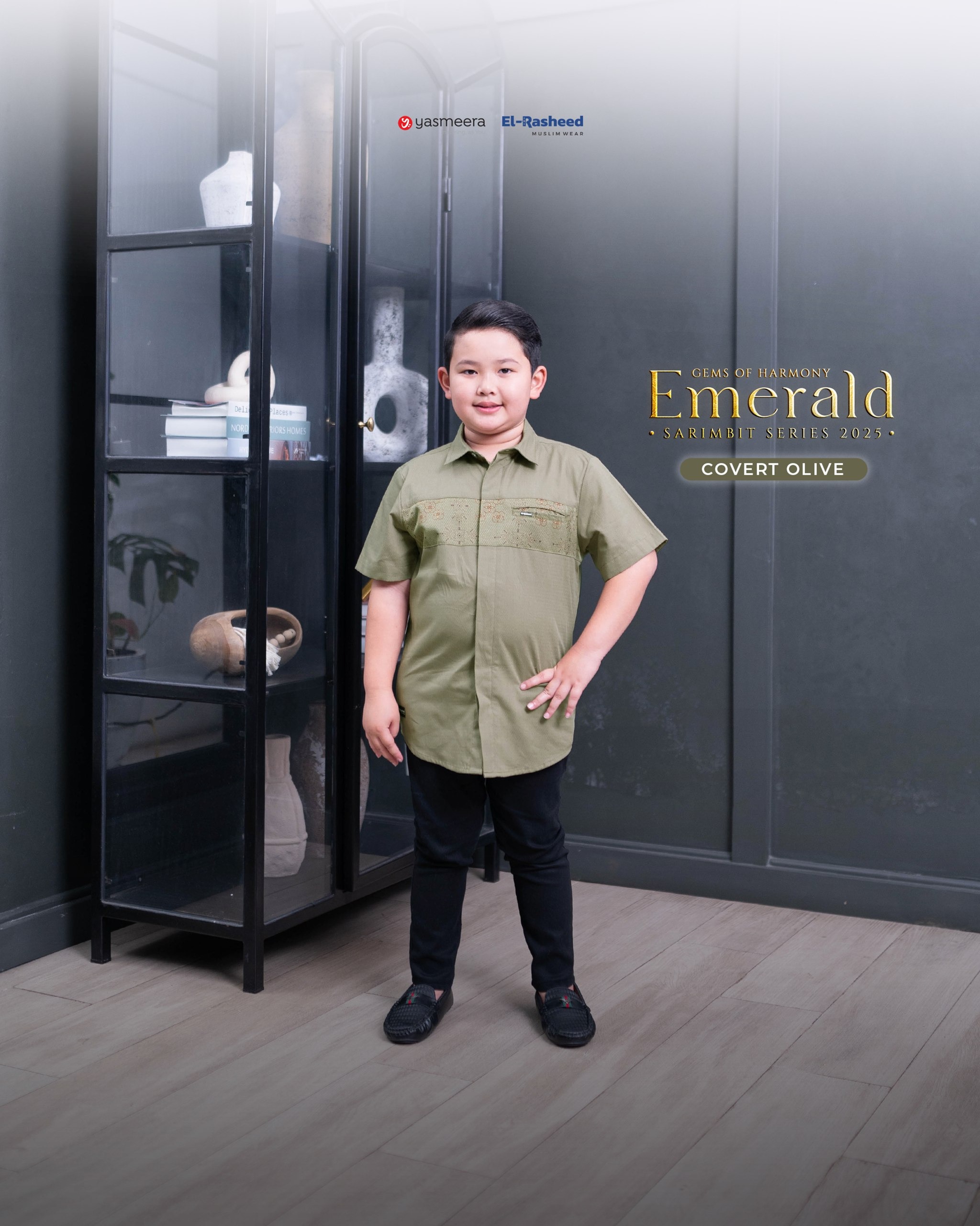 EMERALD KEMEJA KIDS GRADE B