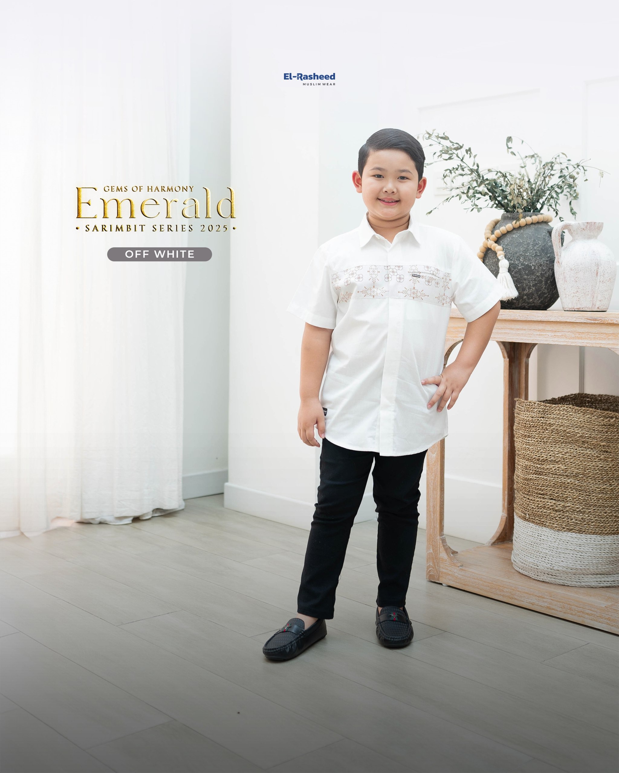 EMERALD KEMEJA KIDS GRADE B
