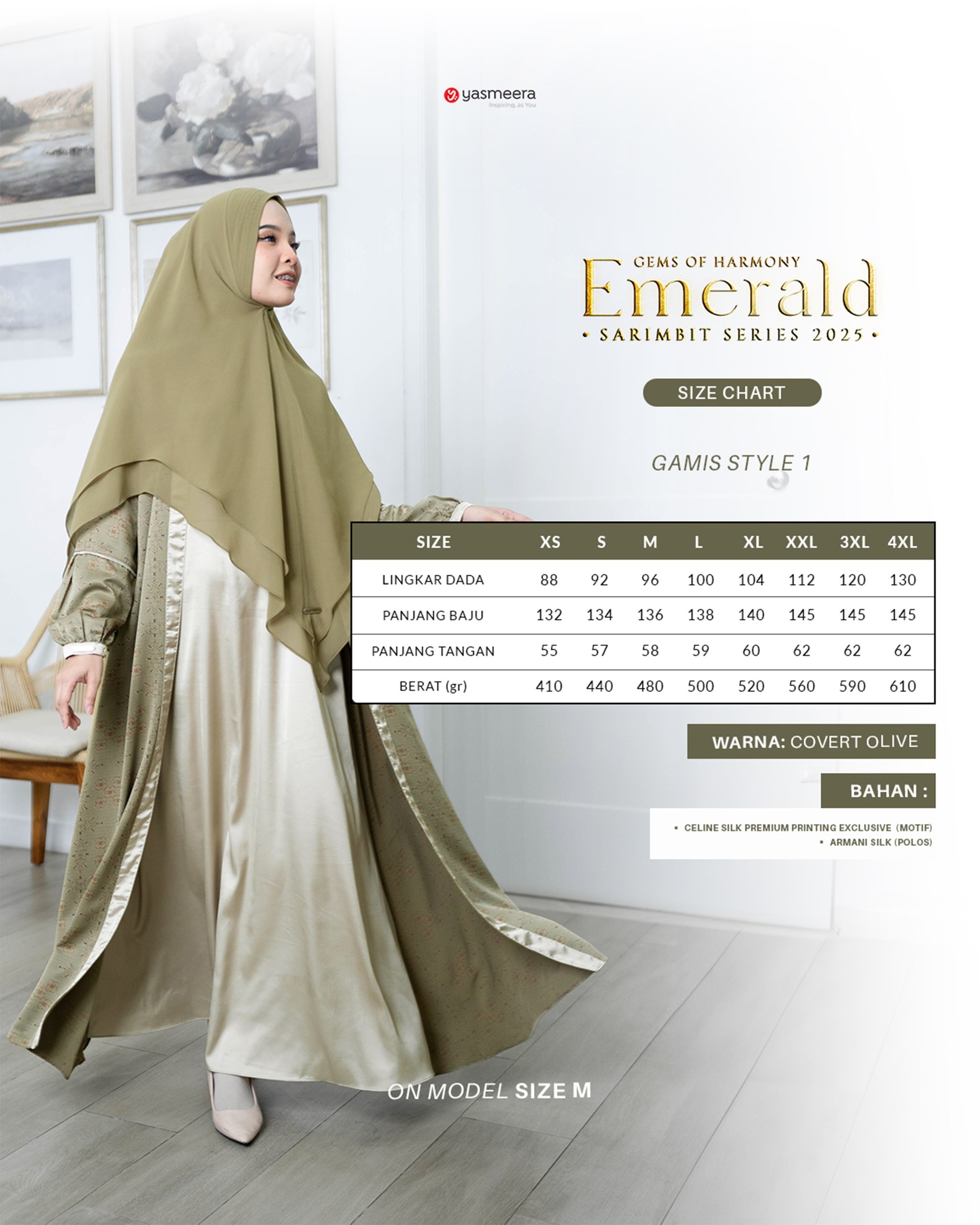 EMERALD DRESS STYLE 1 GRADE B