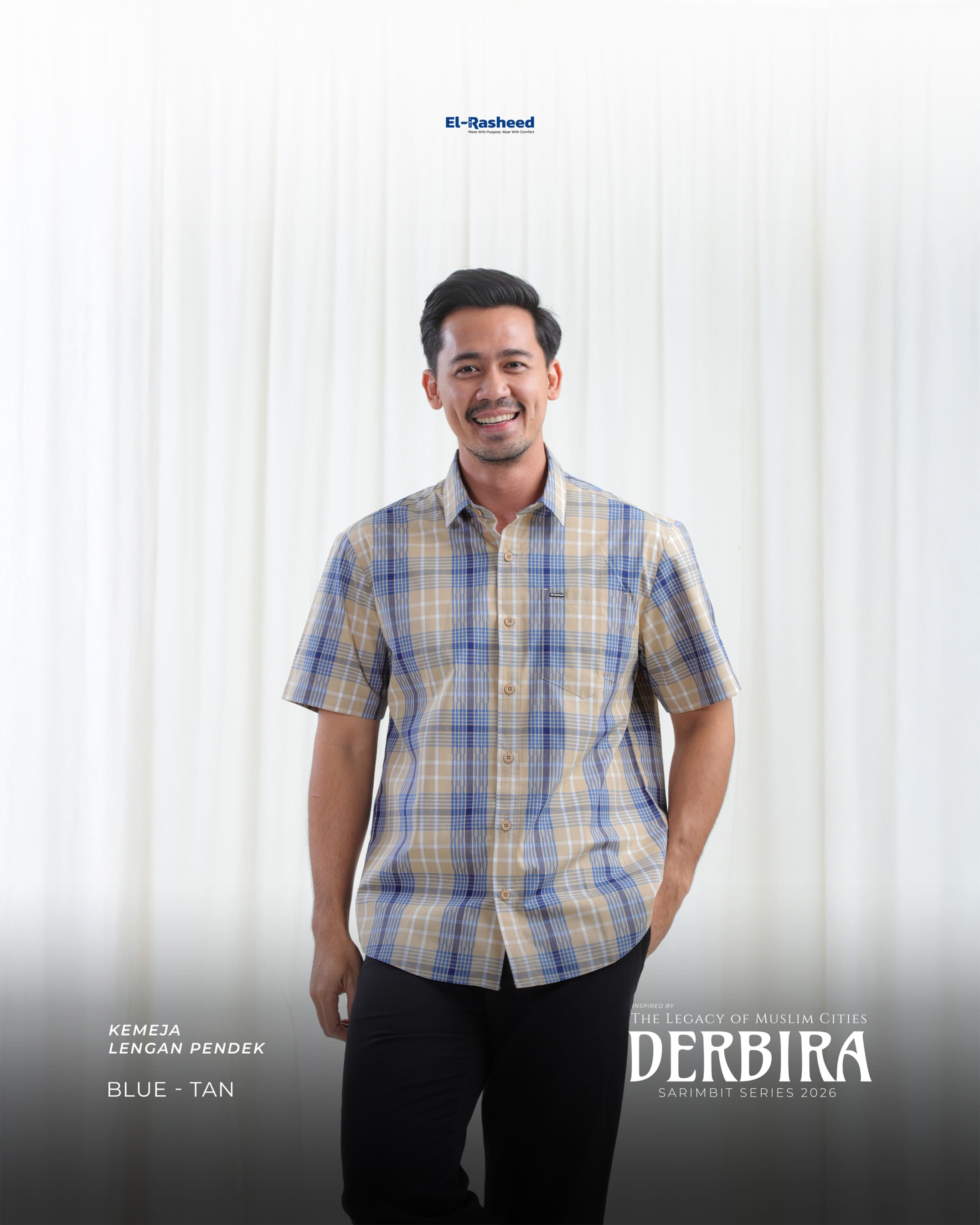 SARIMBIT 2026 DERBIRA SERIES WARNA BLUE-TAN