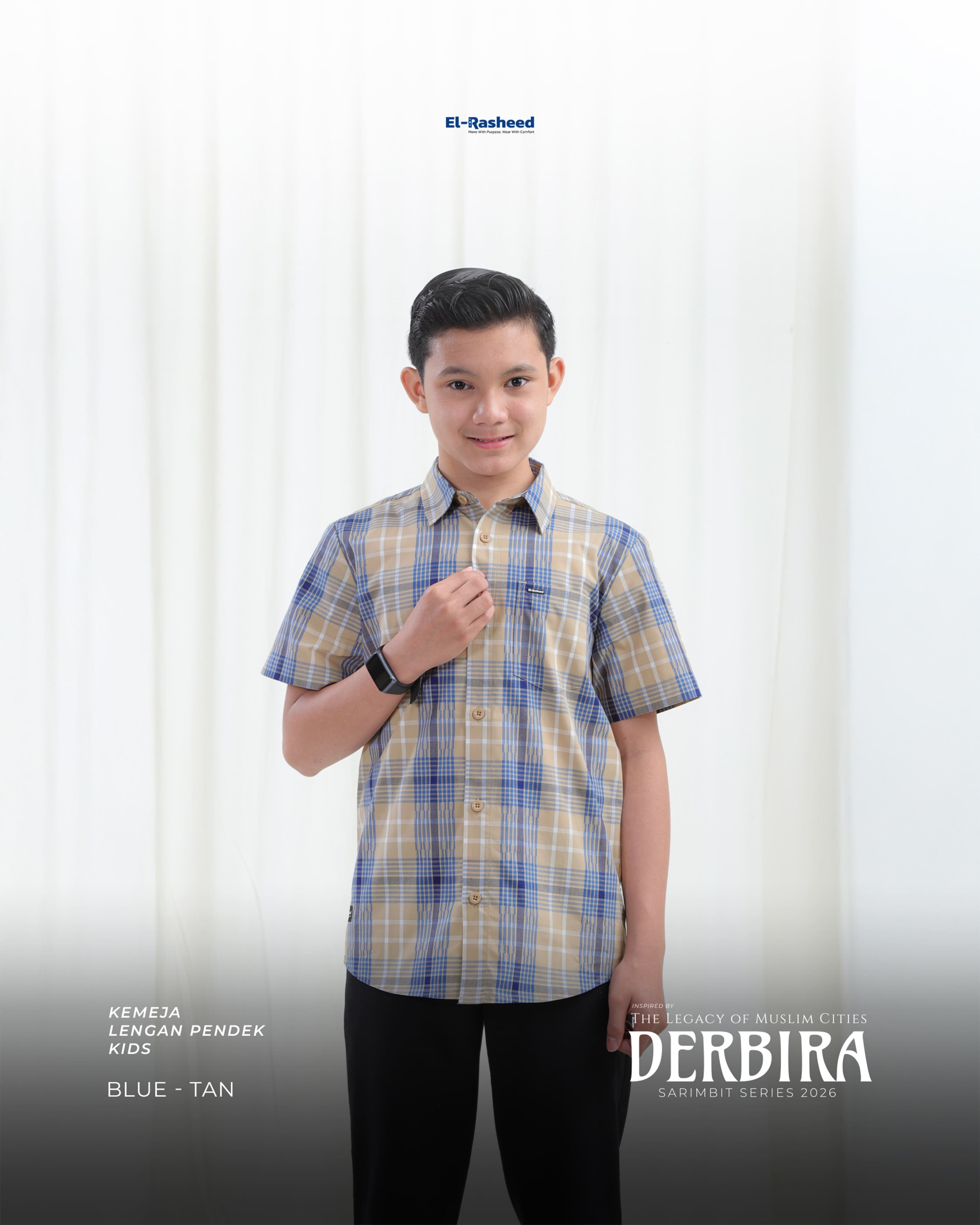 SARIMBIT 2026 DERBIRA SERIES WARNA BLUE-TAN